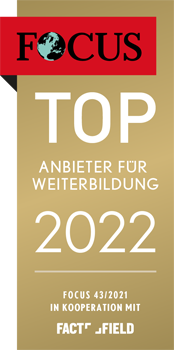 Focus Auszeichnung Top-Anbieter für Weiterbildung 2022