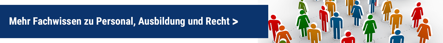 Banner der Kategorie Personal, Ausbildung & Recht