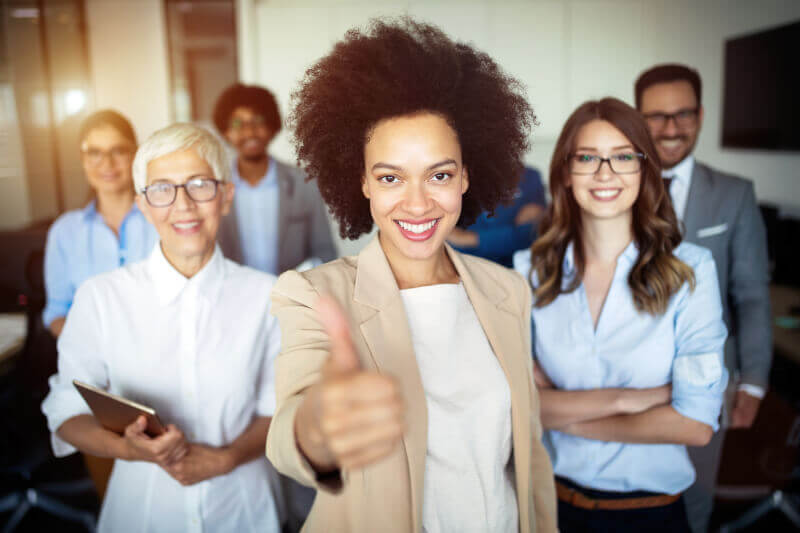 Zufriedene Teilnehmer eines Inhouse-Seminars - Akademie Herkert