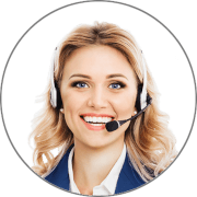 Dame mit Headset
