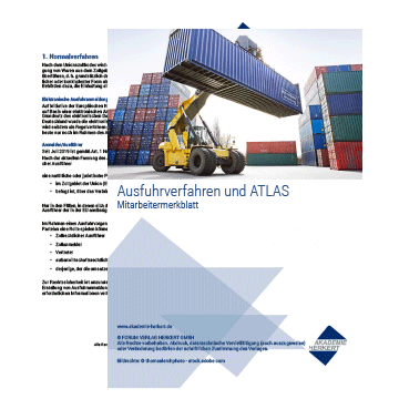 Ausfuhrverfahren und ATLAS