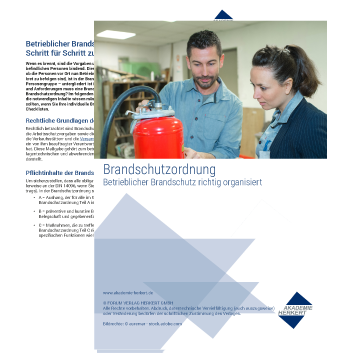 Vorschau Whitepaper Brandschutzordnung