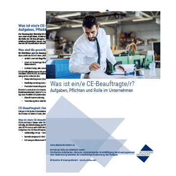 Vorschau Whitepaper CE-Beauftragte/r - Aufgaben, Pflichten und Rolle im Unternehmen