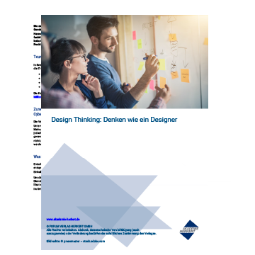 Vorschau Design Thinking - Denken wie ein Designer