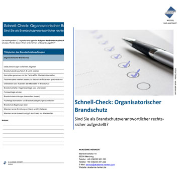 Titelseite Whitepaper Organisatorischer Brandschutz