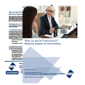 Vorschau Whitepaper Prokurist/in - Erklärung, Aufgaben und Unterscheidung