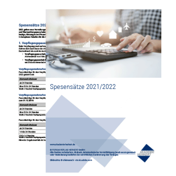 Vorschau Whitepaper Spesensaetze 2021/2022