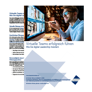 Virtuelle Teams erfolgreich führen