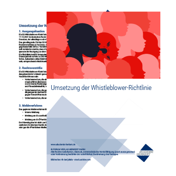 Vorschau Whitepaper Whistleblower Richtlinie