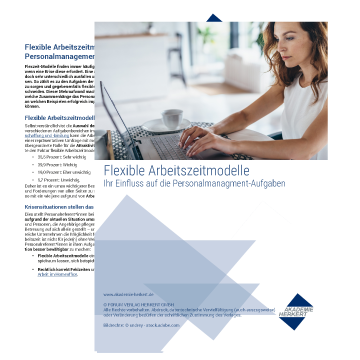 Vorschau Whitepaper flexible Arbeitszeitmodelle